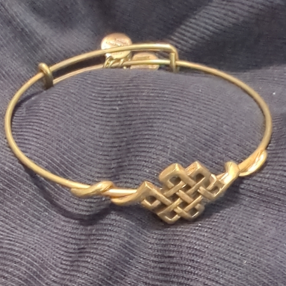 Alex and Ani Gold Celtic Knot Bracelet